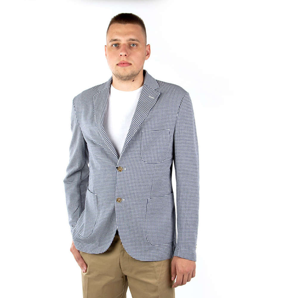 MONTEDORO BLUE, WHITE CLASSIC JACKET | MENS SIZE XL